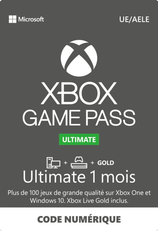 Xbox Game Pass Ultimate 1 Mois