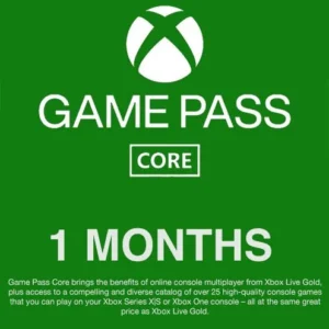Xbox Game Pass Core 1 Mois