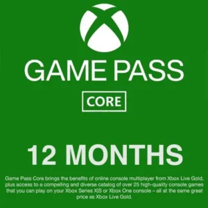 Xbox Game Pass Core 12 Mois