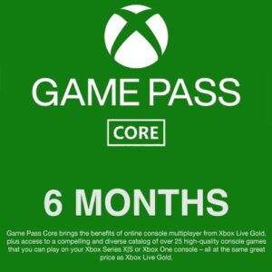 Xbox Game Pass Core 6 Mois